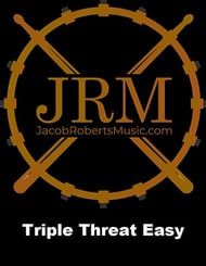 Triple Threat Easy Marching Band sheet music cover Thumbnail